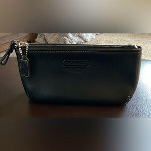 Coach Leather Cosmetic  Bag